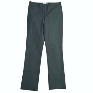 M.M.LaFleur Hockley Better Than Denim Slim Straight Pants Dark Green Sz 8